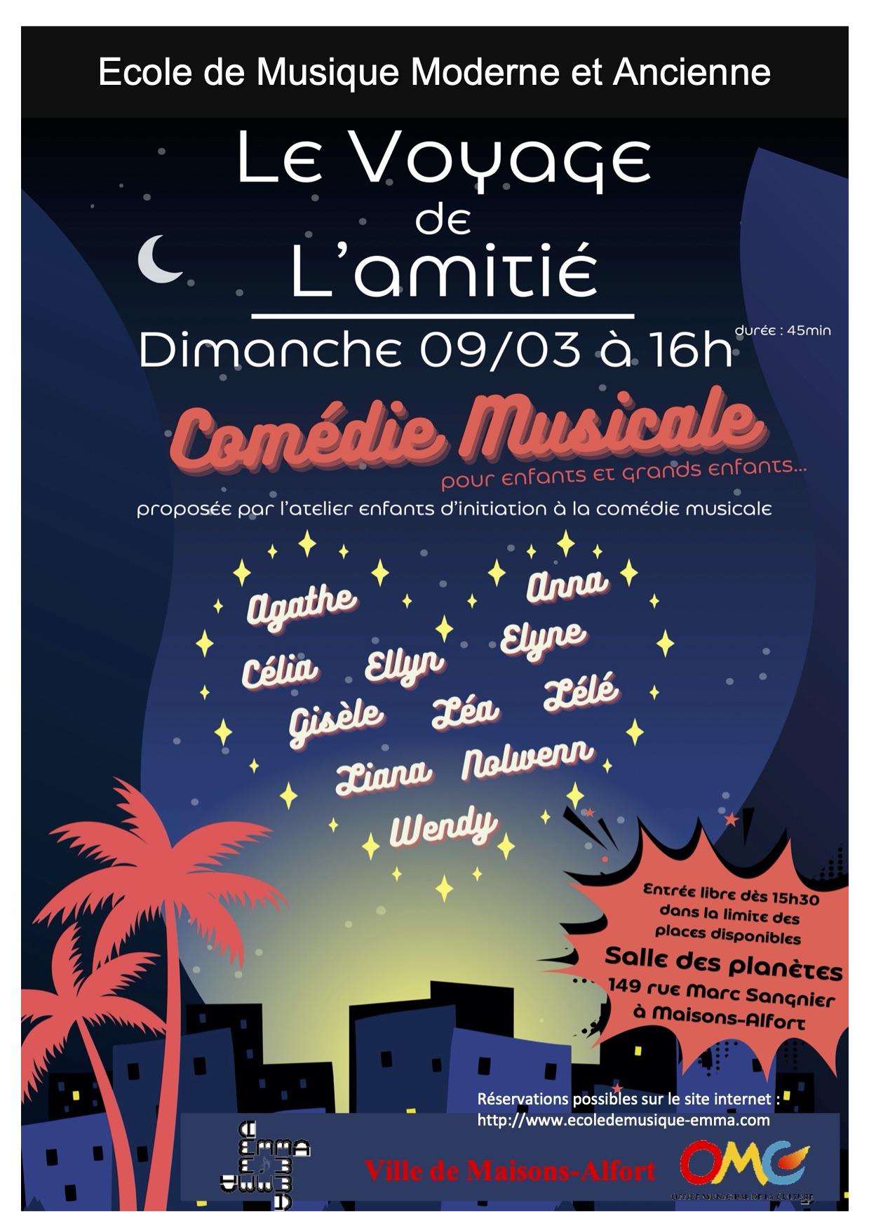 Affiche comedie musicale