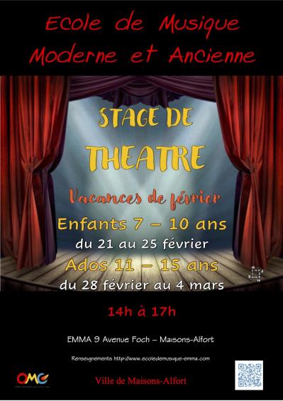 Affiche stage the a tre22