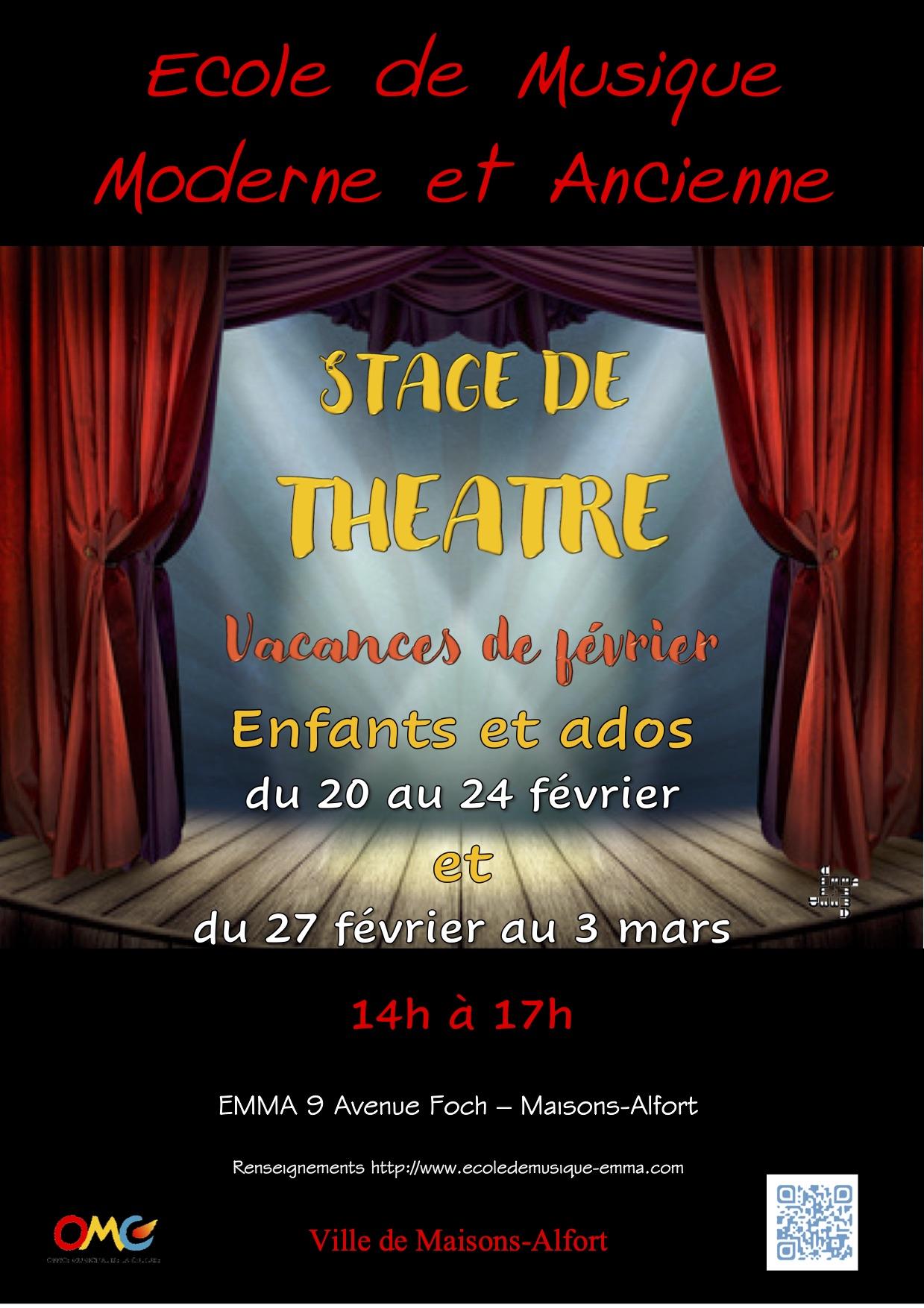 Affiche stage theatre23