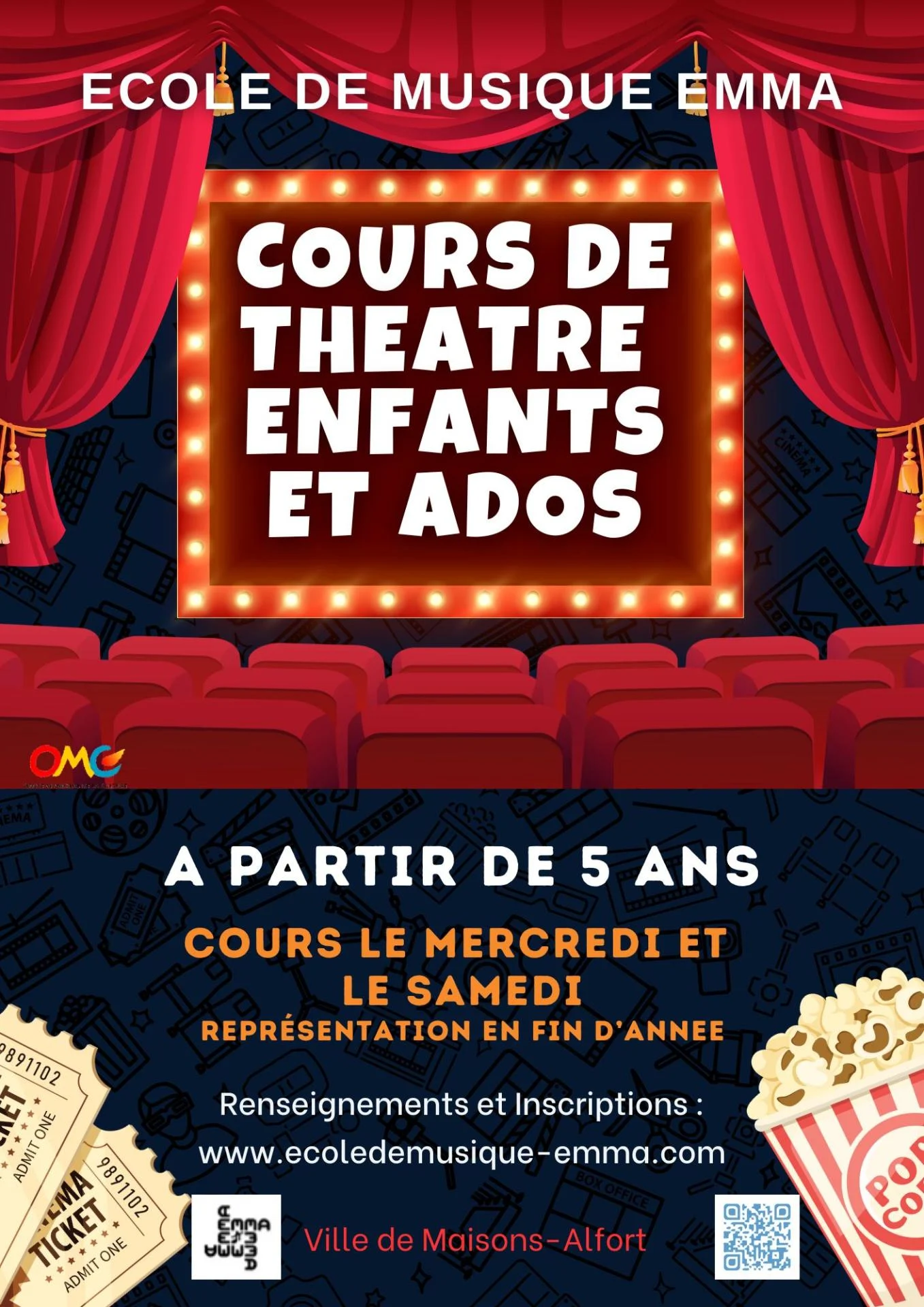 Cours de theatre enfants